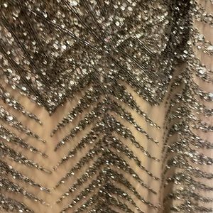 Nude Sequin Gown by Venus